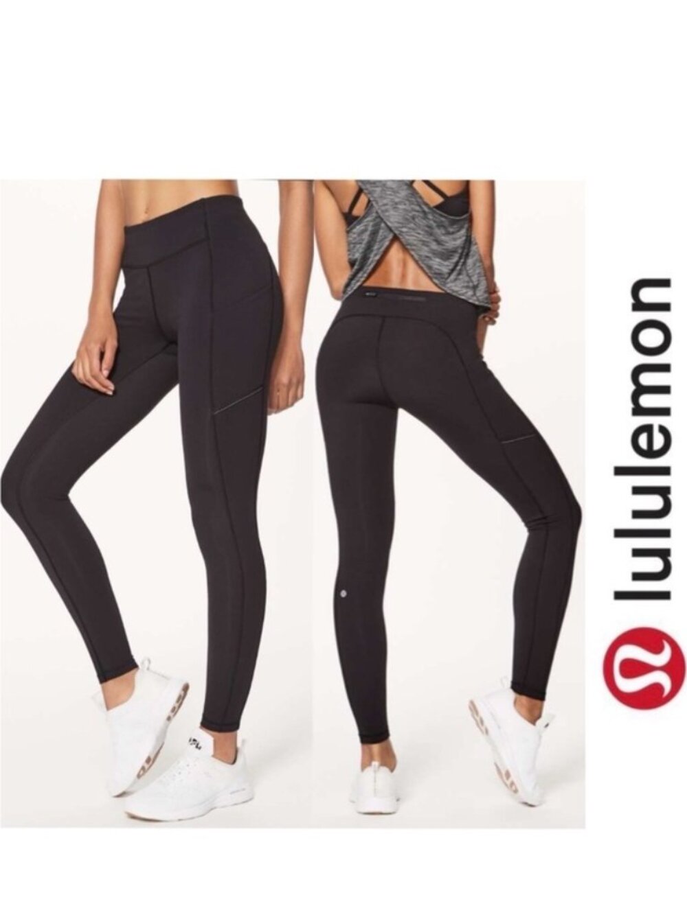 Lululemon | Black Speed Up Tight *Full-On Luxtreme 28" | Size 6